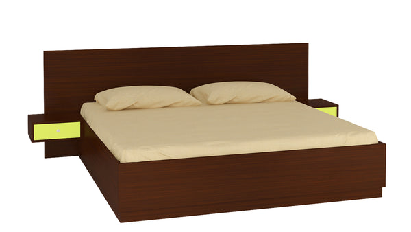 Adona Evita King Bed w/Box Storage and Inbuilt Bedsides w/Drawers