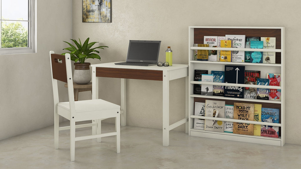 Wooden kids table and chair set for study and activities