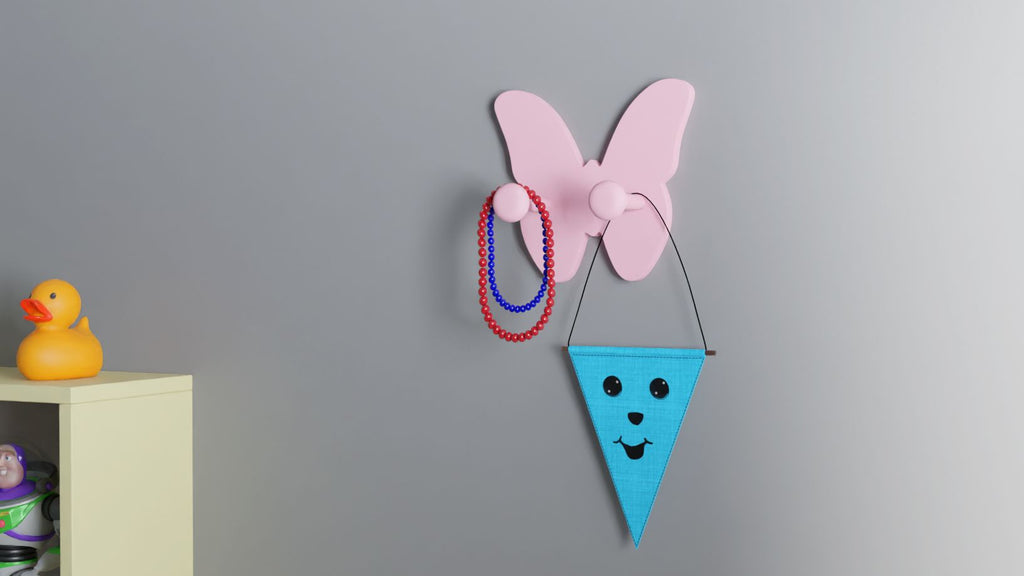 Adona Butterfly Shaped Wall Hook - 1 Piece (2 Hooks)