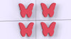 Adona Butterfly Shaped Cabinet and Drawer Knobs - Set of 4 Knobs
