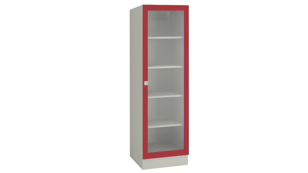 Adona Celestia Bookshelf w/Toughened Glass