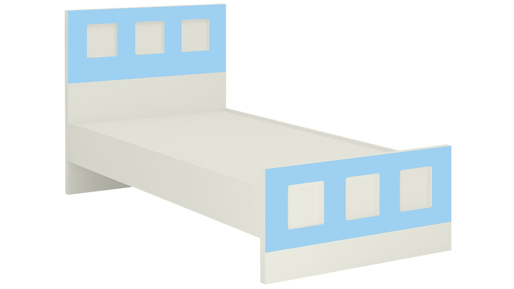 Adona Cordoba Kids Single Bed with Paneled Headboard and Footboard