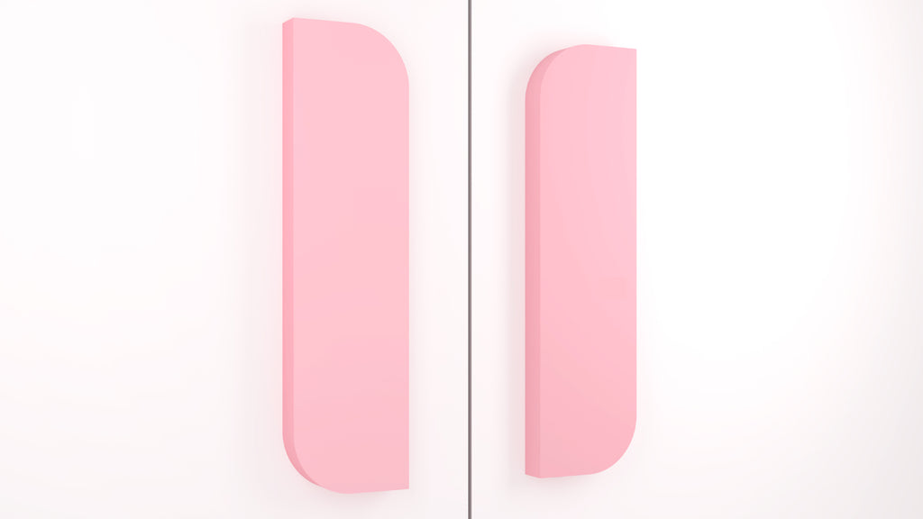 Adona Extra Long Petal Shaped Kids Wardrobe Handles - Set of 2 (1 Pair)