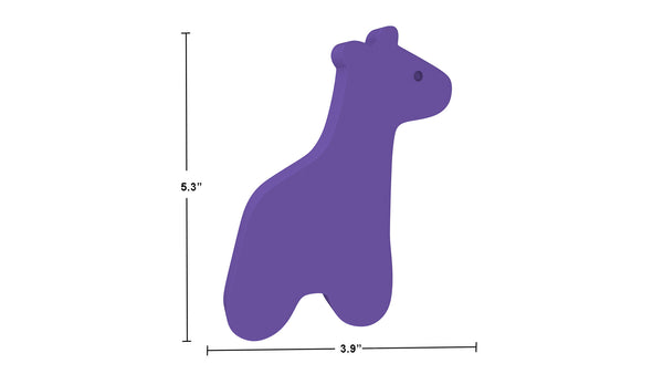 Adona Giraffe Shaped Large Kids Wardrobe Handles - Set of 2 (1 Pair)