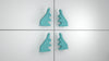 Adona Kangaroo Shaped Kids Cabinet and Drawer Knobs - Set of 4 (2 Pairs)