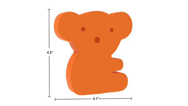 Adona Koala Shaped Large Kids Wardrobe Handles Set of 2 (1 Pair)