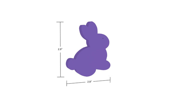 Adona Rabbit Shaped Kids Cabinet and Drawer Knobs - Set of 4 (2 Pairs)