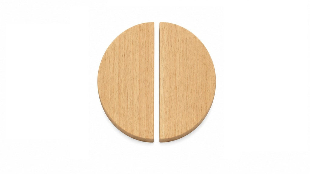 Adona Semicircle Shaped Large Kids Wardrobe Handles Set of 2 (1 Pair)