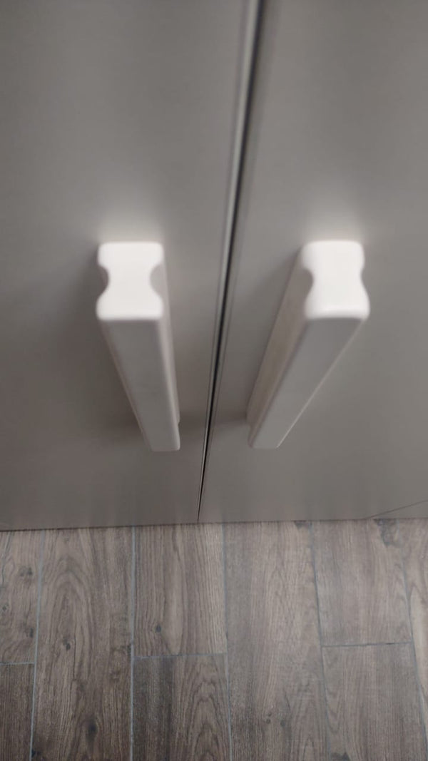Adona Svelta Slim Ergonomic-Grip 8-Inch Wardrobe Handles Set of 2 (1 Pair)