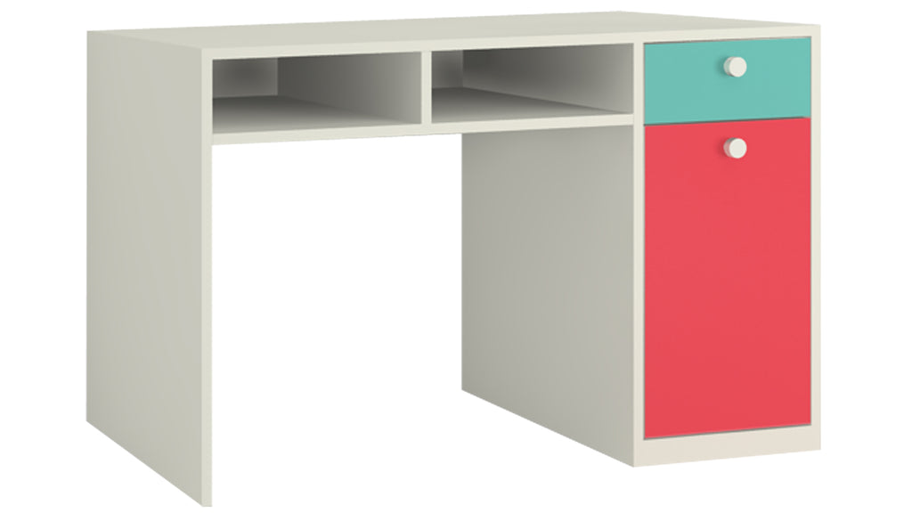 Adona Alana Study Desk w/Cabinet, Drawer and Shelf