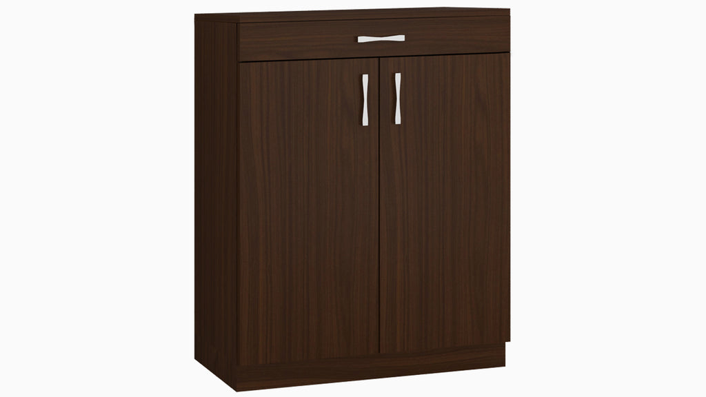 Adona Alana 2-Door Shoe Cabinet with Drawer and Ventilated Shelves