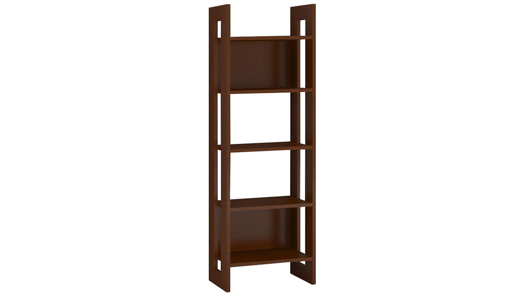 Adona Carina Light Wood-grain Finish Bookshelf-cum-Display Unit
