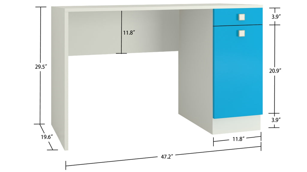 Kids store desk size