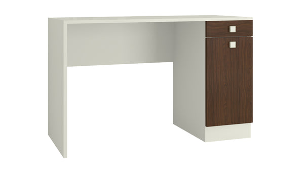 Adona Celestia Study Desk w/Shuttered Cabinet and Drawer