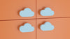Adona Cloud Shaped Kids Cabinet and Drawer Knobs - Set of 4