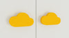 Adona Cloud Shaped Kids Wardrobe Handles - Set of 2
