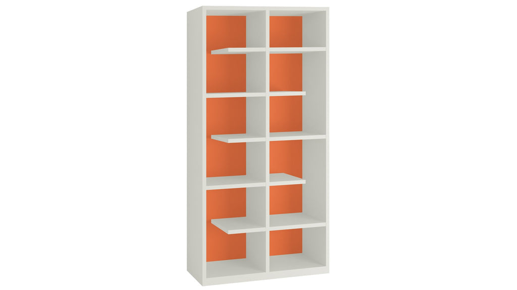 Adona Cordoba Large Bookshelf-cum-Storage Cabinet Light Orange