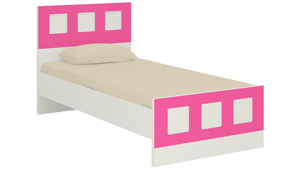 Adona Cordoba Single Bed with Paneled Headboard and Footboard