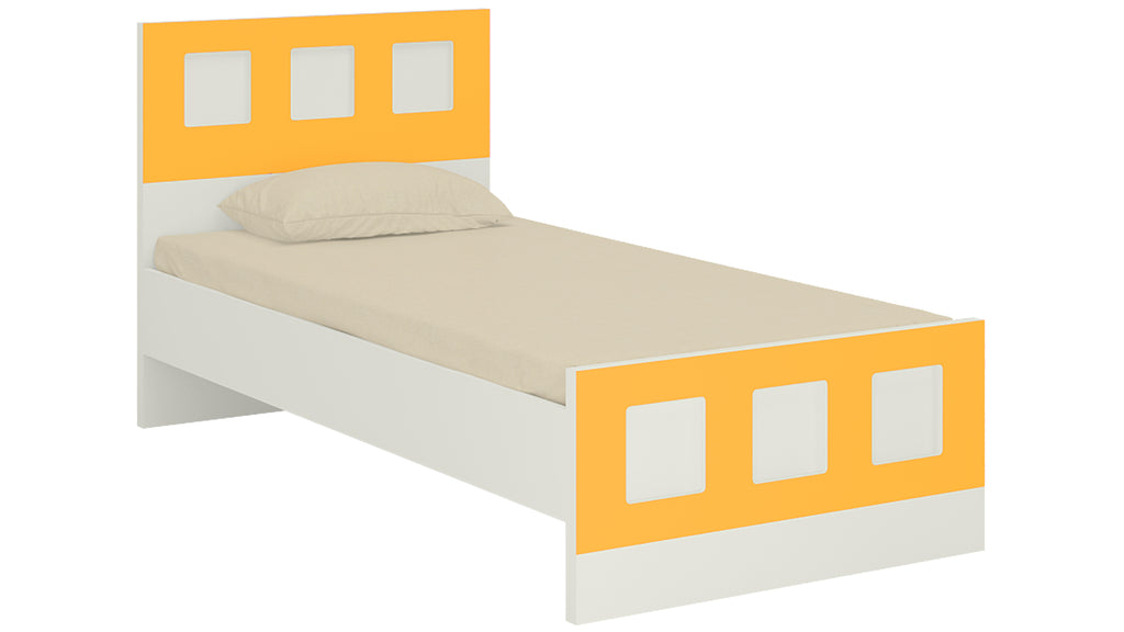 Adona Cordoba Kids Single Bed with Paneled Headboard and Footboard