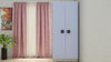 Adona Corolla Double Door Wardrobe w/Square Knobs and Inner Drawer