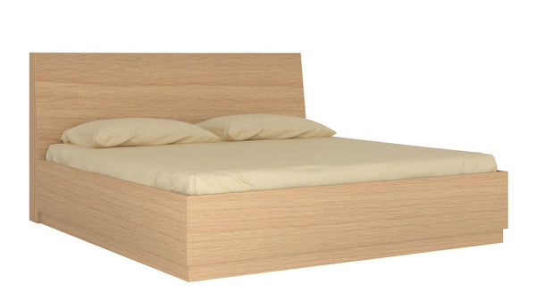 Adona Elanza Tapered Headboard King Bed w/Box Storage Canadian Maple