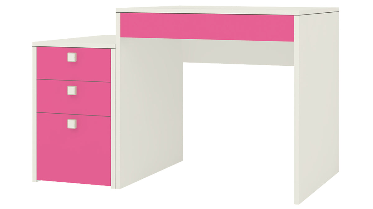 Adona Eskada Kids Study Desk-cum-Printer Table w/4 Drawers Strawberry ...