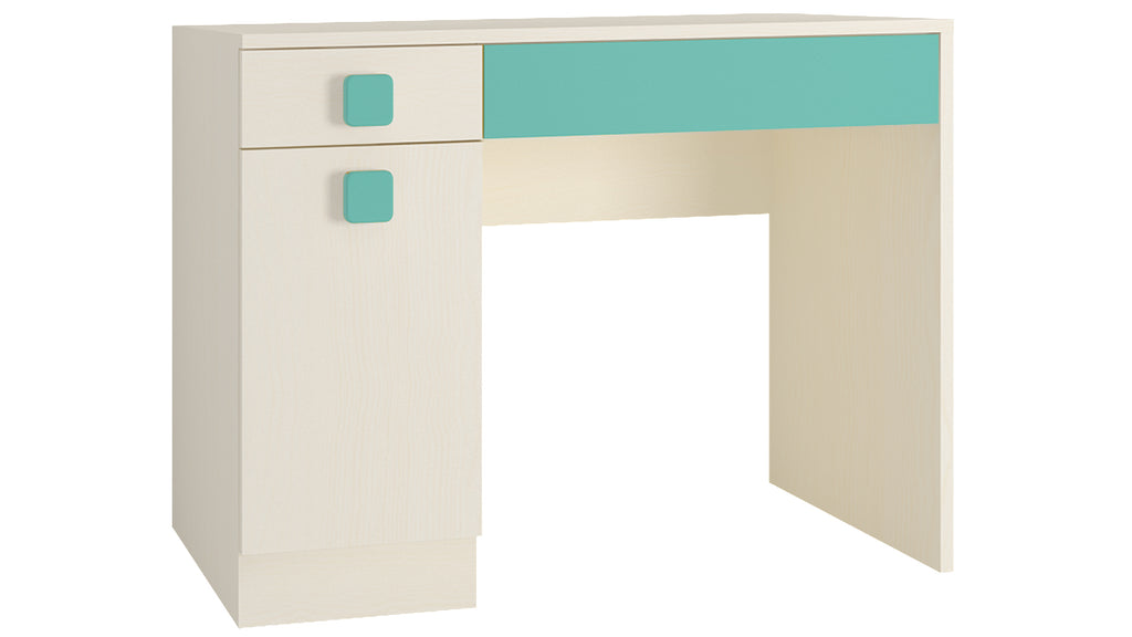 Adona Kristina Kids Study Desk with Shuttered Cabinet and 2 Drawers