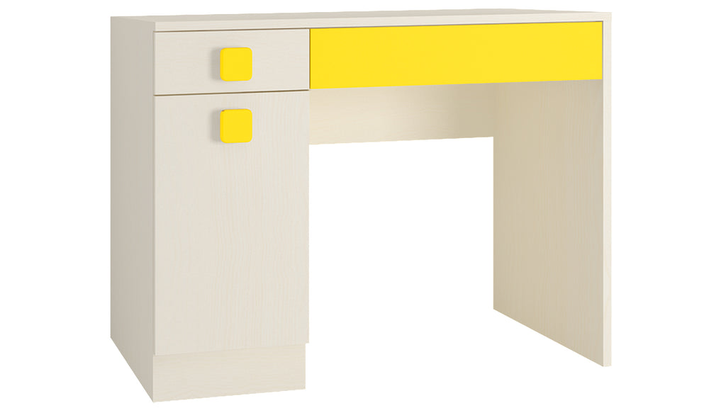 Adona Kristina Kids Study Desk with Shuttered Cabinet and 2 Drawers