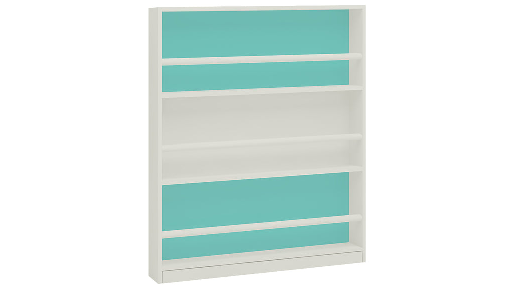 Adona Mystica Open Bookshelf with Wooden Retainer