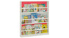 Adona Mystica Kids Open Bookshelf with Solid Wood Retainer