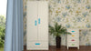 Adona Palencia Wardrobe w/Drawer and Grooved Handles