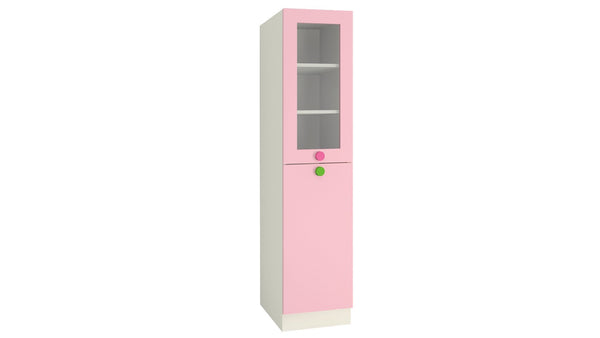 Adona Petite Kids Bookshelf-cum-Storage Cabinet English Pink