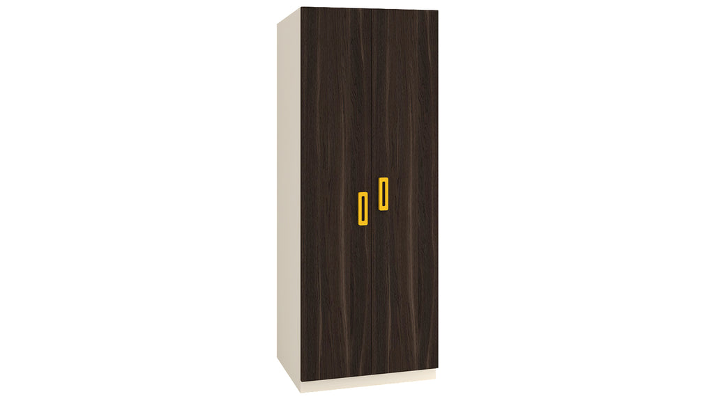Adona Riga Fusion Tall Plywood Wardrobe w/Drawer and Grooved Handles