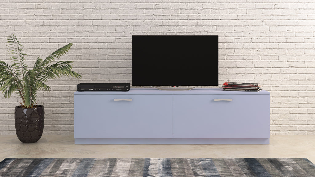 Adona Romano Large Media Stand and TV Unit with 2 Drawers
