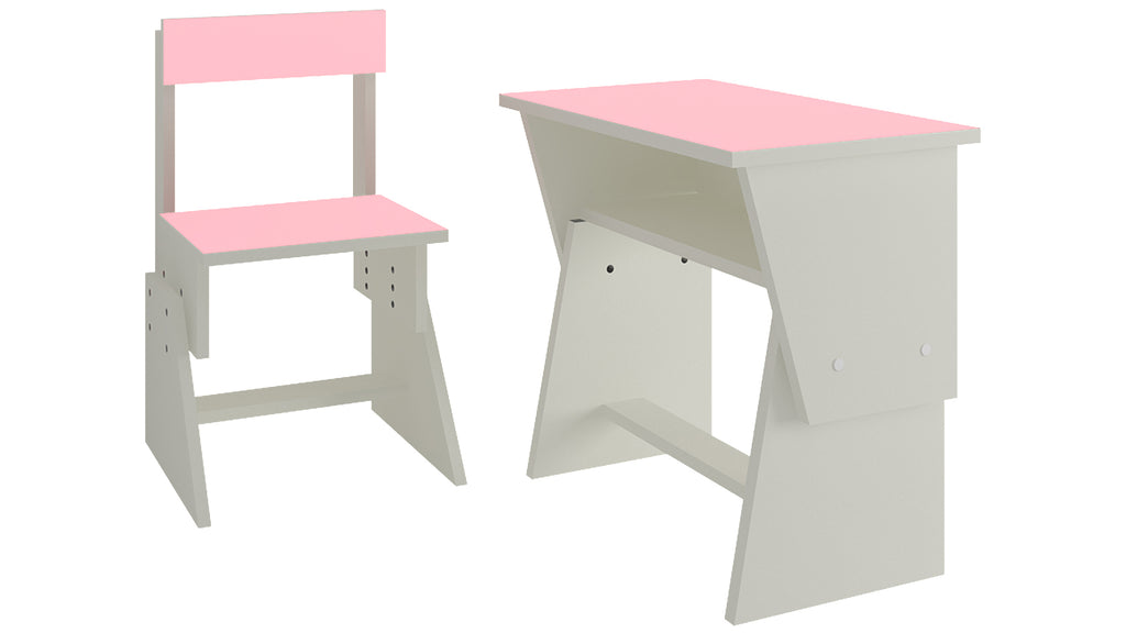 Adona Utopia Extendable Toddler Study Desk and Chair Set