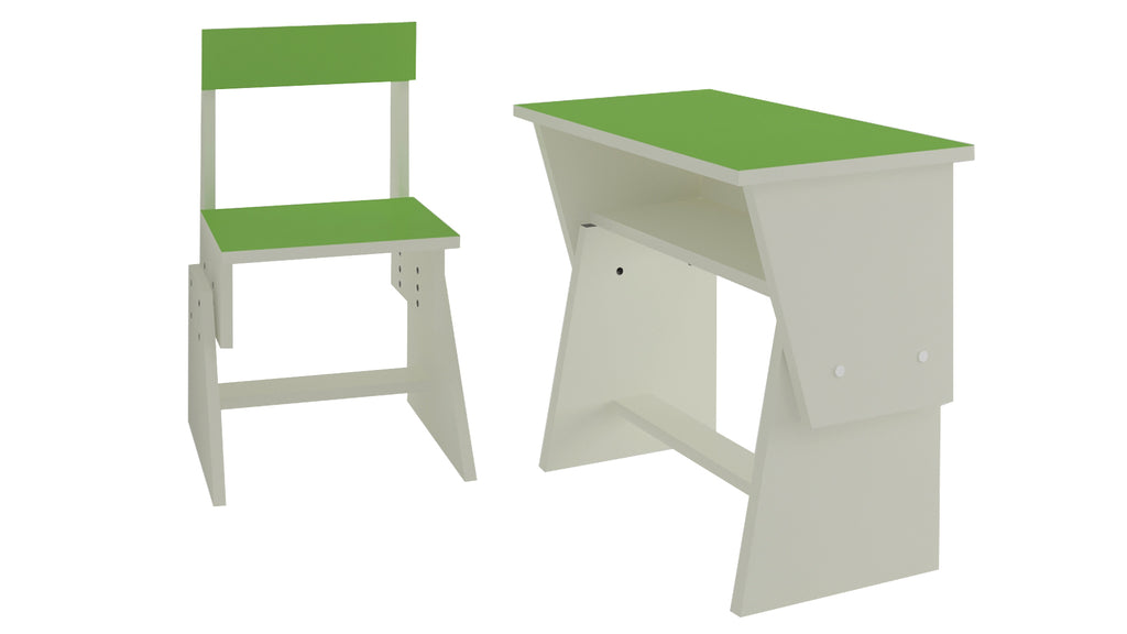 Adona Utopia Extendable Toddler Study Desk and Chair Set