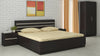 Adona Paloma Bedroom Set with King Bed, 2 Bedside Tables and 2-Door Wardrobe